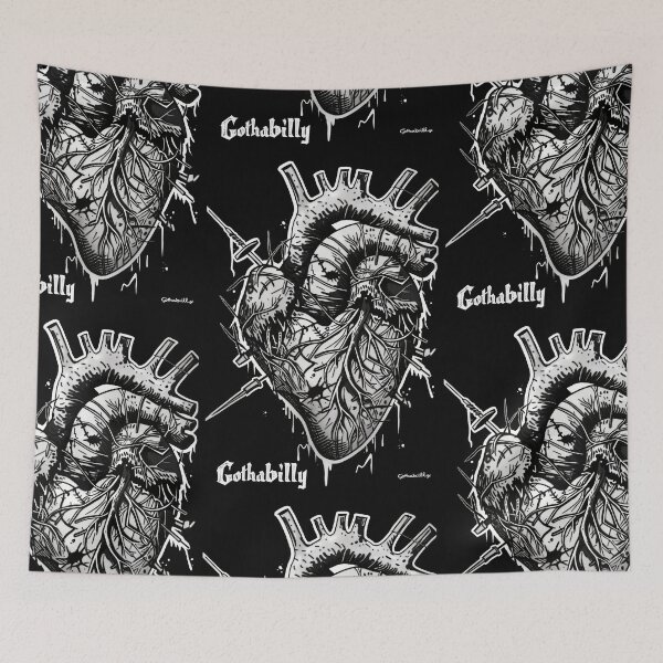 Item preview, Gothic Gothabilly Heart designed and sold by Piotrek0001.