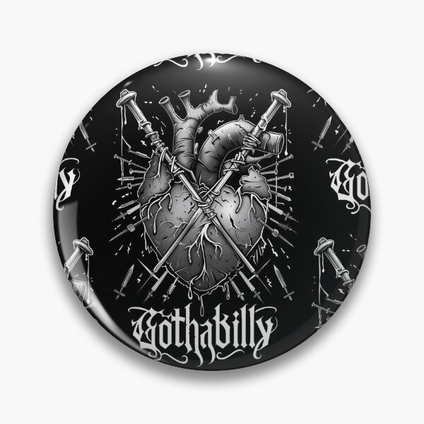 Artikelvorschau, Gothic Gothabilly Herz entworfen und verkauft von Piotrek0001.