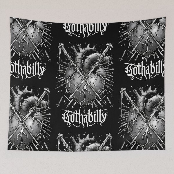 Item preview, Gothic Gothabilly Heart designed and sold by Piotrek0001.