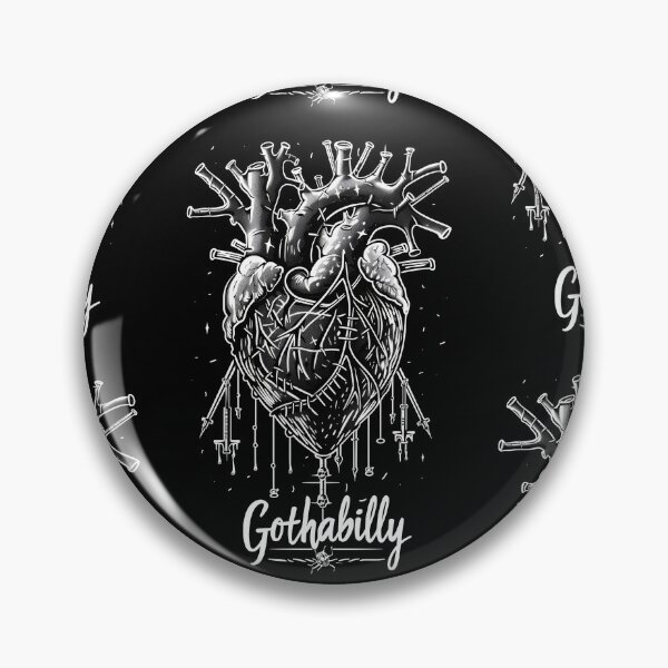 Artikelvorschau, Gothic Gothabilly Herz entworfen und verkauft von Piotrek0001.