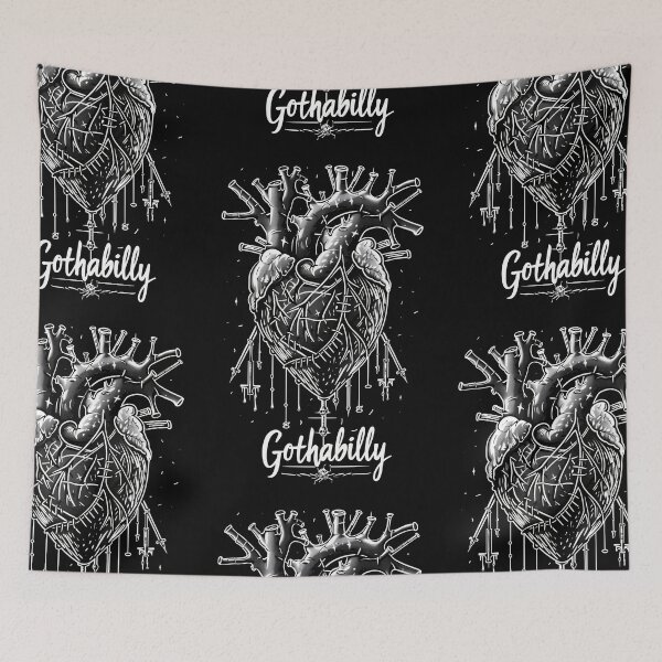 Item preview, Gothic Gothabilly Heart designed and sold by Piotrek0001.