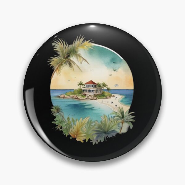 Item preview, watercolor caladesi island designed and sold by EuropeanPrints.