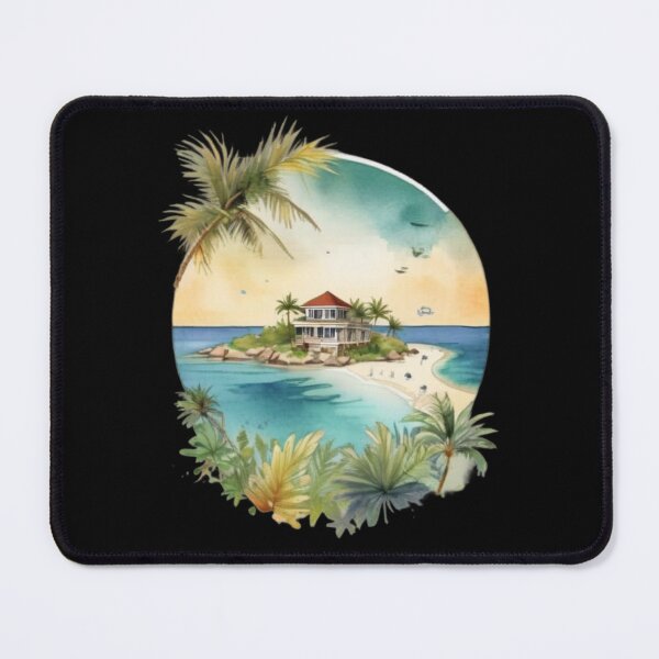 Item preview, watercolor caladesi island designed and sold by EuropeanPrints.