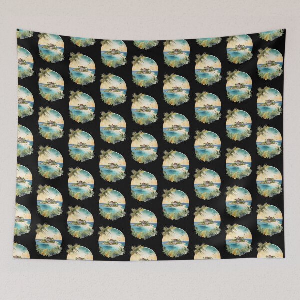 Item preview, watercolor caladesi island designed and sold by EuropeanPrints.