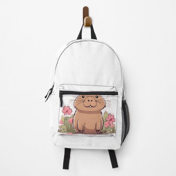 Item preview, Flower Kawaii Capybara designed and sold by FitEnvy.