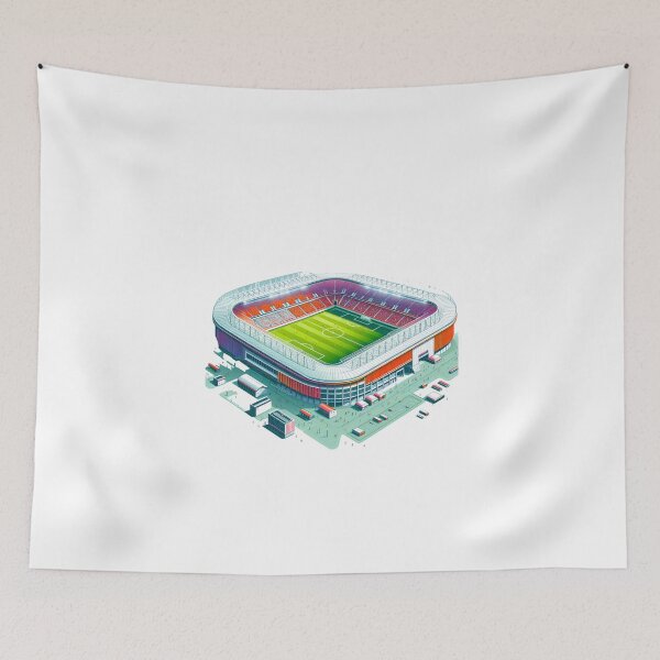 Item preview, Colorful football stadium designed and sold by ModederZukunft.