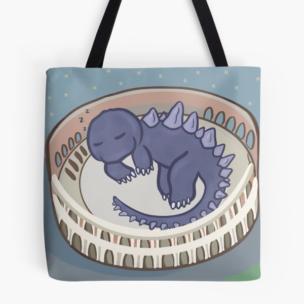 Item preview, Godzilla sleeping in the Colosseum designed and sold by marakiiart.