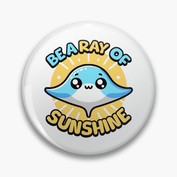 Item preview, Be A Ray Of Sunshine! Cute Kawaii Stingray Pun designed and sold by PMCreative.