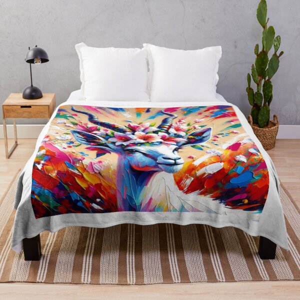 Item preview, Acrylic Majestic Blossoming Antelope designed and sold by InsanseCreation.