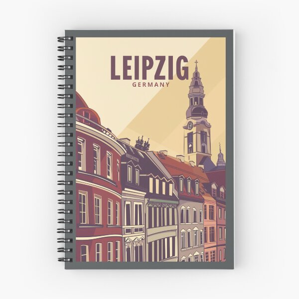 Item preview, A Vintage Travel Illustration of Leipzig - Germany  designed and sold by GoodOldVintage.