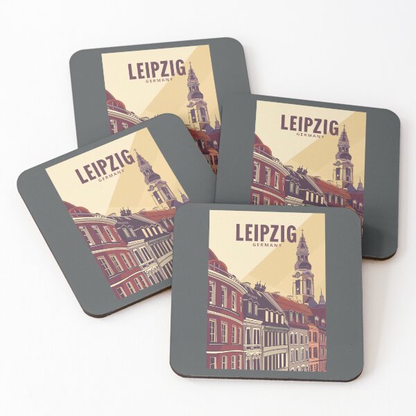 Item preview, A Vintage Travel Illustration of Leipzig - Germany  designed and sold by GoodOldVintage.
