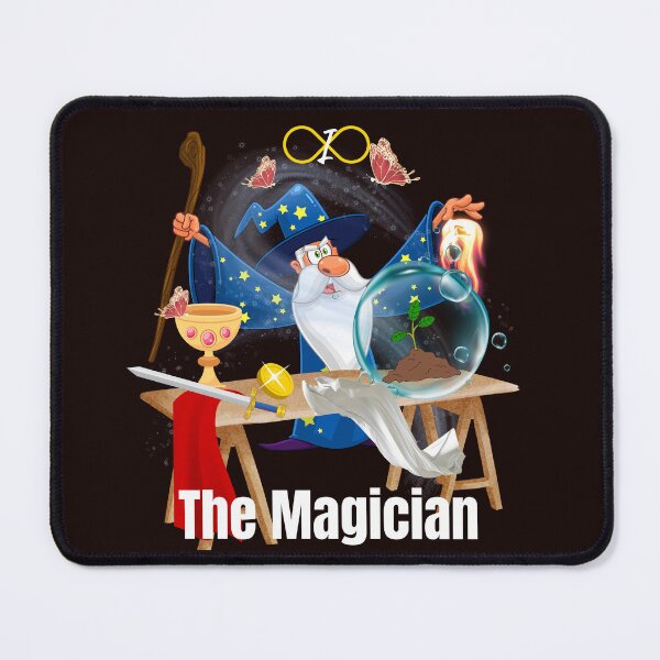 Item preview, The Magician - Major Arcana Tarot Card fun interpretation designed and sold by ArtElleDesigns.
