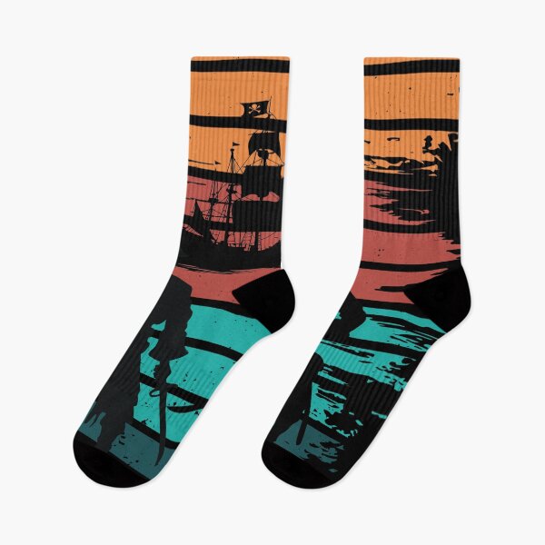 Item preview, Old pirate sailing ship and pirates designed and sold by MagelliShop.