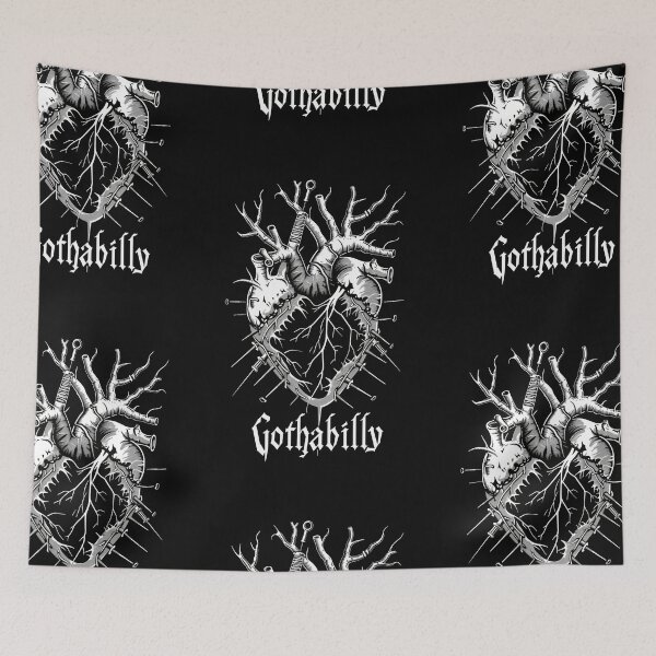 Item preview, Gothic Gothabilly Heart designed and sold by Piotrek0001.