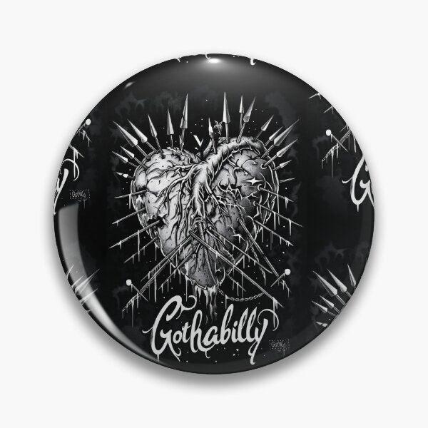 Artikelvorschau, Gothic Gothabilly Herz entworfen und verkauft von Piotrek0001.