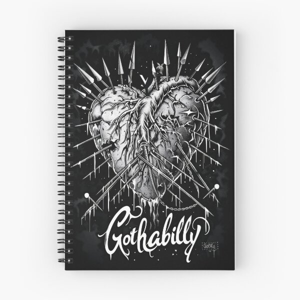 Aperçu de l'œuvre Coeur gothique Gothabilly créée et vendue par Piotrek0001.