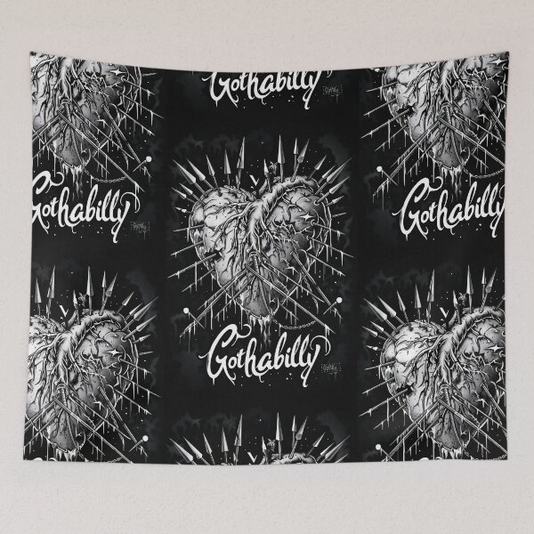 Item preview, Gothic Gothabilly Heart designed and sold by Piotrek0001.