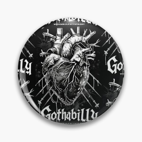 Artikelvorschau, Gothic Gothabilly Herz entworfen und verkauft von Piotrek0001.