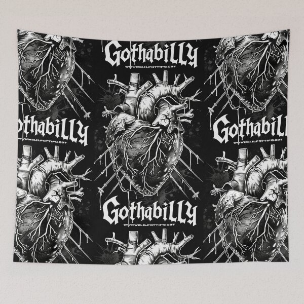 Item preview, Gothic Gothabilly Heart designed and sold by Piotrek0001.