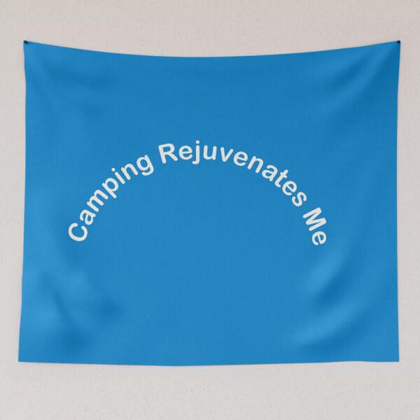 Item preview, Camping Rejuvenates Me designed and sold by annenambiro.