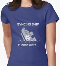 Syncing Ship Women's Fitted T-Shirt