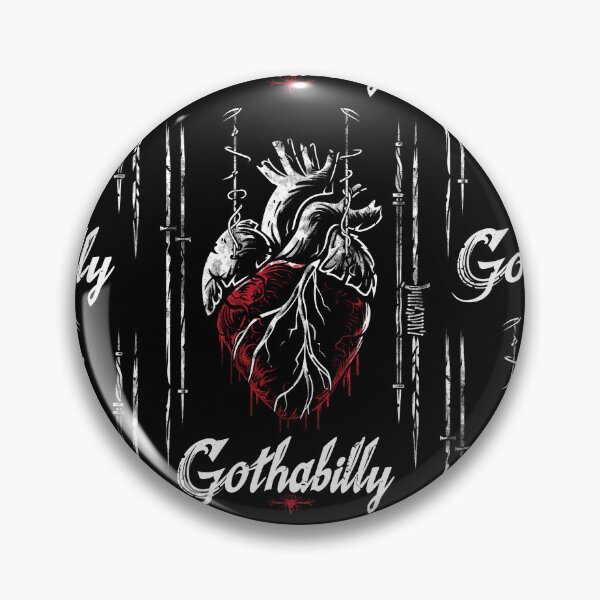 Artikelvorschau, Gothic Gothabilly Herz entworfen und verkauft von Piotrek0001.