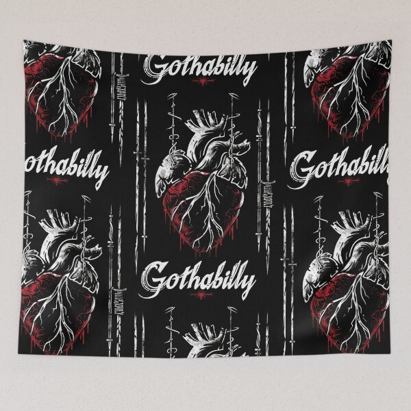 Item preview, Gothic Gothabilly Heart designed and sold by Piotrek0001.