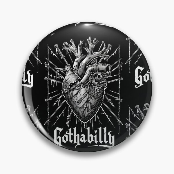 Artikelvorschau, Kopie von Gothic Gothabilly Heart entworfen und verkauft von Piotrek0001.
