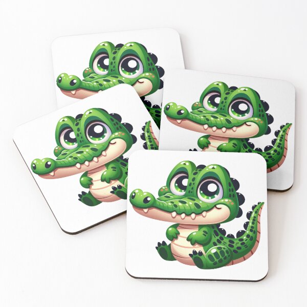 Aperçu de l'œuvre Autocollant crocodile créée et vendue par Magnuna.