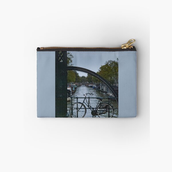 Item preview, Bicycle on Amsterdam Bridge at Dusk designed and sold by InbalTurShalom.