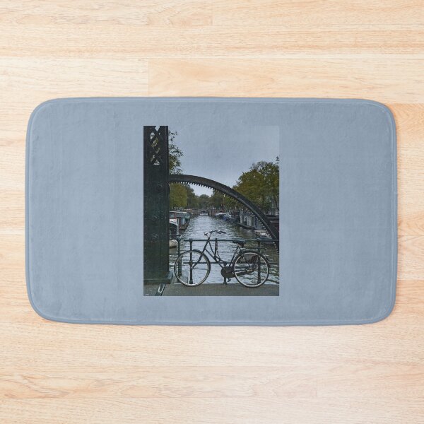 Item preview, Bicycle on Amsterdam Bridge at Dusk designed and sold by InbalTurShalom.