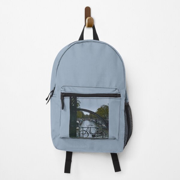 Item preview, Bicycle on Amsterdam Bridge at Dusk designed and sold by InbalTurShalom.