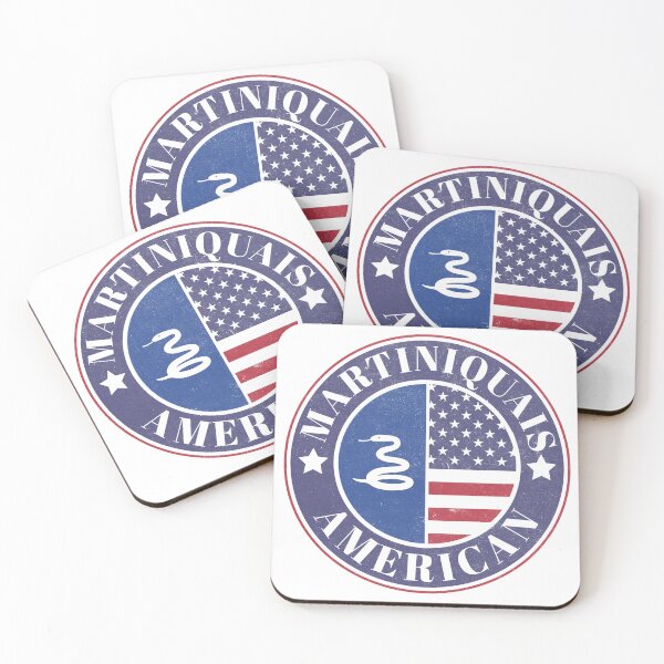 Item preview, Proud Martiniquais-American Badge - Martinique Flag designed and sold by chrisrivait.