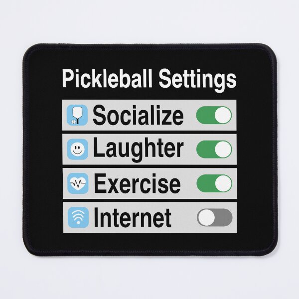 Item preview, Pickleball Settings Socialize Laughter Exercise Unplugged designed and sold by Orchard Berry.