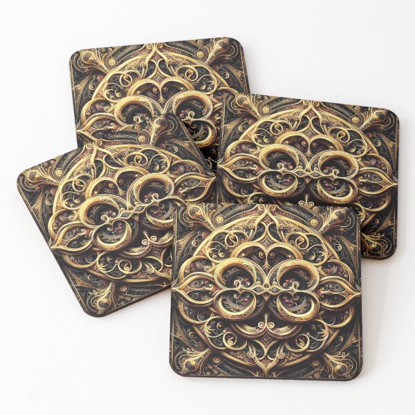 Item preview, Intricate Ornate Victorian Ornamental Gold Filigree designed and sold by Paradocksick.