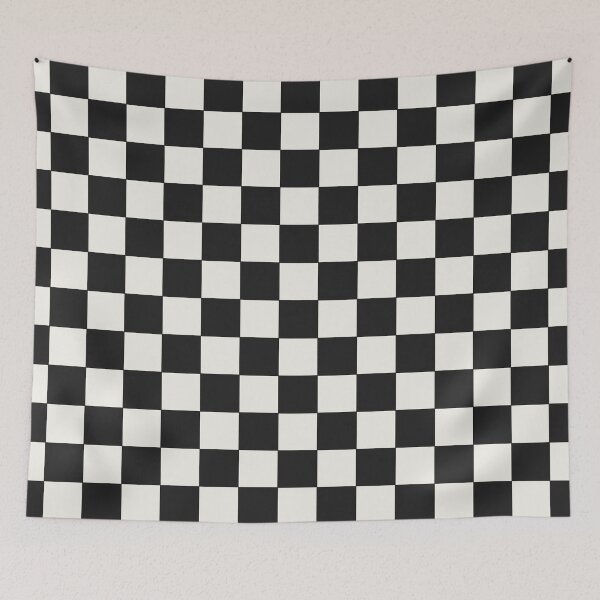Item preview, Black and Off White Checkered Squares designed and sold by xxroseate.