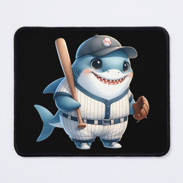 Item preview, Funny animals. Baseball graphics with a shark designed and sold by BanShopDG.