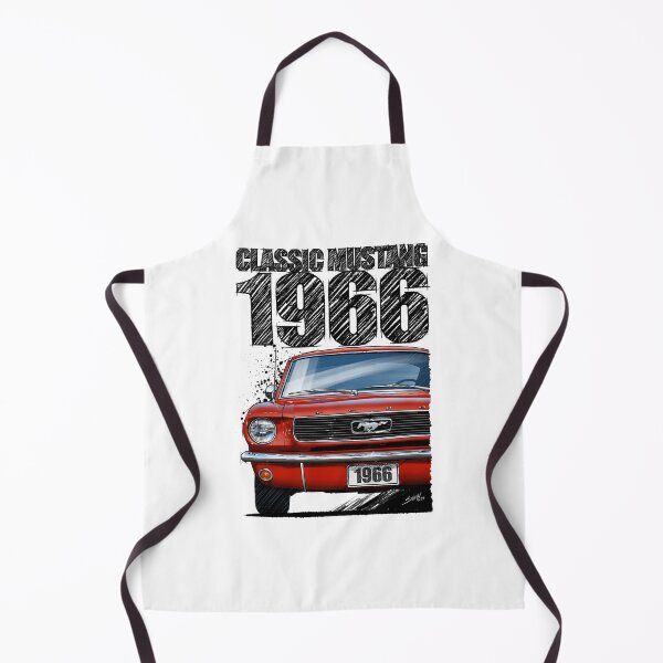 Item preview, Drive That Classic featuring the Iconic 1966 Ford Mustang in Signal Flare Red (Light Background) designed and sold by Petrolhead T-Shirts and Art.