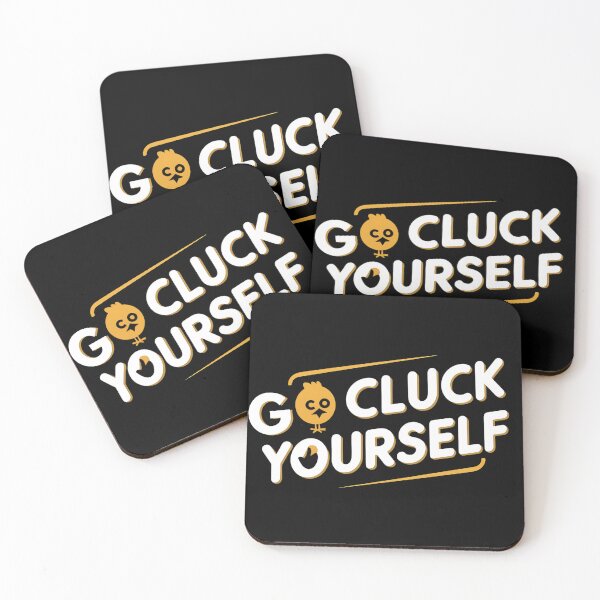Item preview, Go Cluck Yourself, Cool Funny Chicken designed and sold by Haji  Kamora.