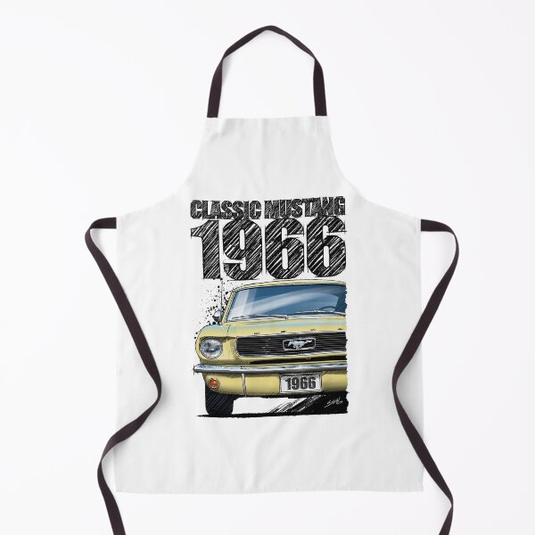 Item preview, Drive That Classic featuring the Iconic 1966 Ford Mustang in Springtime Yellow (Light Background) designed and sold by Petrolhead T-Shirts and Art.