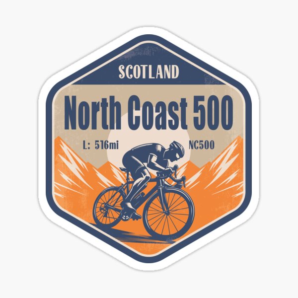 Item preview, North Coast 500 NC500 Scotland Cycling Mountain Design designed and sold by CynthiaGraphics.