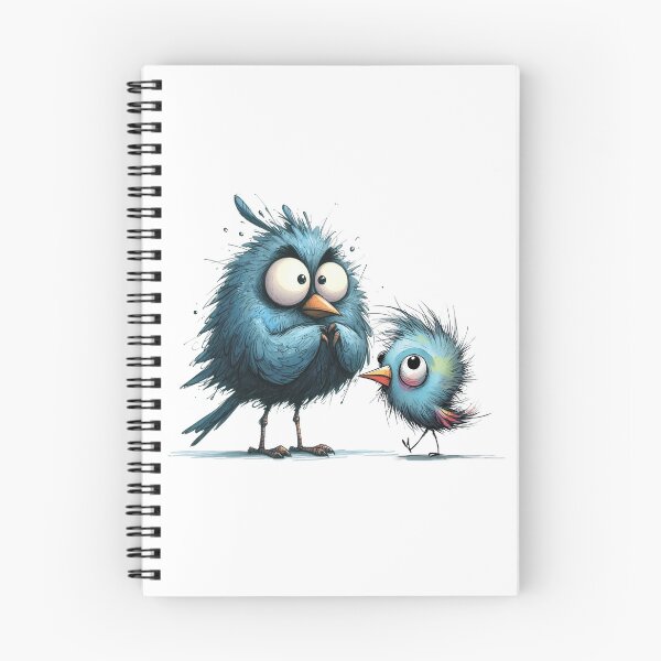 Item preview, Two funny birds with big eyes designed and sold by MagelliShop.
