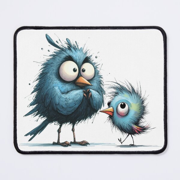 Item preview, Two funny birds with big eyes designed and sold by MagelliShop.