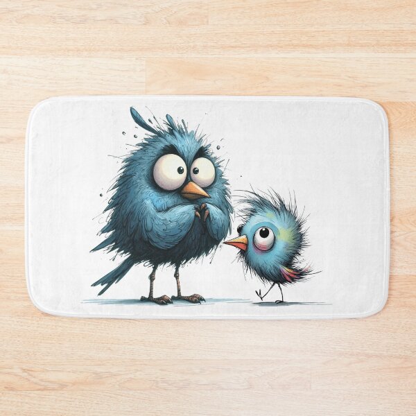 Item preview, Two funny birds with big eyes designed and sold by MagelliShop.