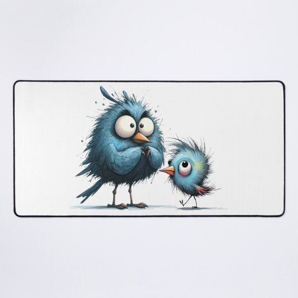 Item preview, Two funny birds with big eyes designed and sold by MagelliShop.