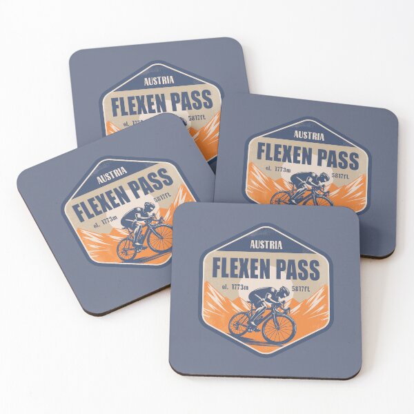 Artikelvorschau, Flexenpass Österreich Radfahren Berg Design entworfen und verkauft von CynthiaGraphics.