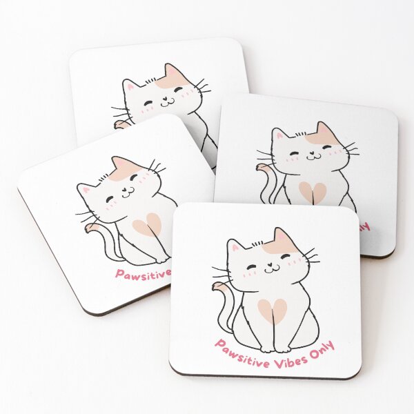 Item preview, Pawsitive Vibes Only | Cat Lovers | Cat Mom | Cat Dad designed and sold by PrintEveryday.