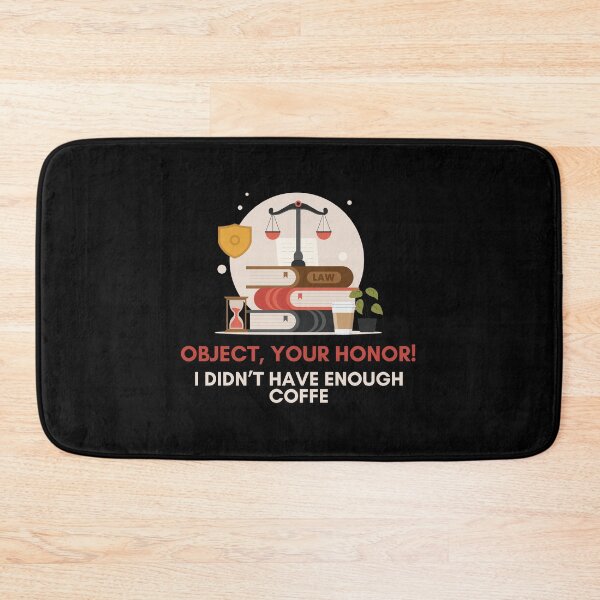 Item preview, Object your honor: I didn't have enough coffee, law school coffee designed and sold by NoetherSym.