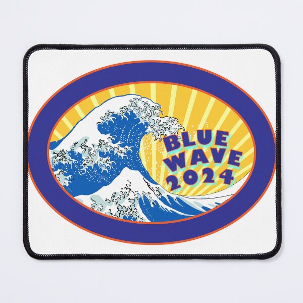 Item preview, DEMOCRATIC BLUE WAVE 2024 designed and sold by ACME PROPAGANDAWORX.