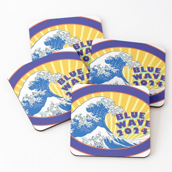 Item preview, DEMOCRATIC BLUE WAVE 2024 designed and sold by ACME PROPAGANDAWORX.